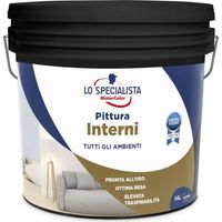 pittura murale traspirante lo specialista di mistercolor "interni" bianco 14 lt