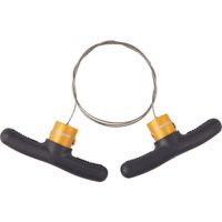 Scie à fil coupe-tube 95 cm – Pour tubes plastique – Coupe nette sans éclat – Usage professionnel – Outibat