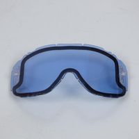 Écran double bleu pour masque lunette cross Smith Piston moto
