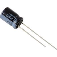 220uF 25Vdc Elektrolytkondensator 8x12mm Radial