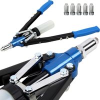 Riveting pliers with 5 sizes key waste bin