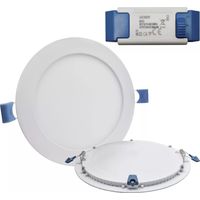 Faretto LED Ultra-Slim 3in1 CCT Incasso 3-24 W rotondo/quadrato 12 watt-regolabile CERCHIO