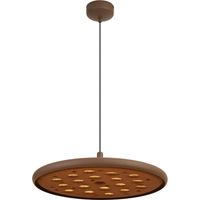 Suspension, Suspension LED ACUSTIC Marron en Aluminium, MANTRA