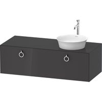 Duravit Tulip blanco, mueble de baño colgado en la pared, anchura