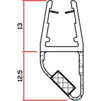 GUARNIZIONE PER BOX DOCCIA 2 M MOD.412 SNS+NSN- TRAFILO- 4,0 pz