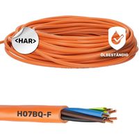 10 Meter Lapp 0013631 ÖLFLEX 550 P / H07BQ-F 3x2,5 mm² Anschlusskabel mit Schutzleiter I für Baumaschinen, Elektro Handgeräte und Landwirtschaftstechnik I PUR Anschlussleitung 3G2,5 mm2 orange