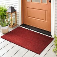 Paillasson en Fibres de Noix de Coco Rouge 24 mm 100 x 150 cm