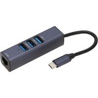 Vvikizy Hub USB C 4 en 1 avec Port Ethernet Gigabit RJ45 et 3 Ports USB