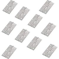 NORCKS 10 PCS Edelstahl Home Möbel Hardware Tür Scharnier Lange 55 mm x 34 mm