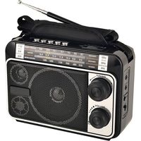AM/FM/SW1/SW2 Transistorradio, AC- oder batteriebetriebenes Radio mit bestem Empfang, großer Lautsprecher, von DEBUNS