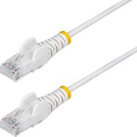 StarTech.com N6PAT250CMWHS Netzwerkkabel Weiß 2,5 m Cat6 U/UTP (UTP)