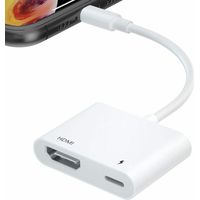 Adaptateur Numérique, pour iPhone iPad vers Moniteur Projecteur ,Compatible avec iPhone 14/13/12/11/SE/X
