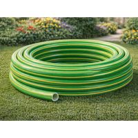 Tuyau d'arrosage en caoutchouc 1/2 pouce, 15 m, 3 couches + raccords et pistolet, kit DIVODV