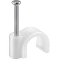 FISSACAVI PVC C/CHIODO 6 MM CONF. 80 PZ Q.TA 6
