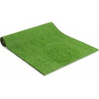 Césped Sintético 1m x 4m Alfombra Césped Artificial Altura 10mm Drenaje Automático Verde