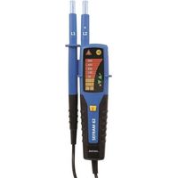 Vérificateur d'absence de tension sonore à LED jusqu'à 690V AC/DC – Autotest intégré – Testeur et détecteur de tension – SEFRAM62