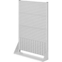 Kappes ®RasterPlan Stellwände einseitig Größe 4 - 3x Lochplatten 1x Schlitzplatte Lichtgrau RAL 7035