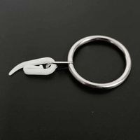 40 Pièces Anneaux de Rideaux en Métal Anneaux pour Tringle à Rideaux Anneaux de Suspension de Rideaux Anneaux de Rideau & Crochet de Rideau Pour rideaux et tringles, 30 mm Diamètre Intérieur