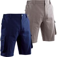 Bermuda da Lavoro Uomo Multitasca P&P Twill Blue M