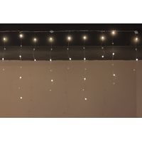 Conti Tendina Natale Palline H 70 Cm 3 Mt 100 Led Warm White