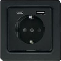 ELTAKO DSS55E+USBA+C-AM STECKDOSE, ANTHRAZIT MATT (30055900)