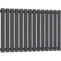 Reina Neva Designer Radiator 550mm H x 826mm W Single Anthracite