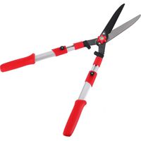 1 Taille-haie Manuel Lame Ondulée 255mm Poignées Télescopiques 68-87cm Pour Haies Arbustes