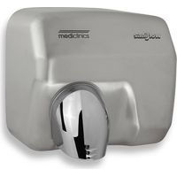 Asciugamani Elettrico Aria Calda Automatico in Acciaio Satinato Mediclinics Saniflow E05Acs