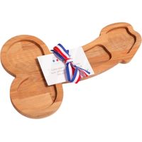 Plateau en Bois pour Apéritif Original, Plateau de Service en Bois Forme Unique, Décoration pour Fêtes, Maison