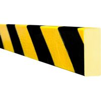 Moravia Prallschutz MORION Rechteck Flächenschutz 50 x 20 mm Länge 5000 mm gelb/schwarz