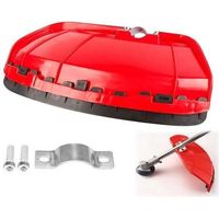 Protective cover, trimmer guard, for brushcutters with a diameter of 28 mm (large red).