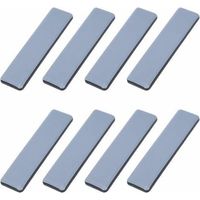 XVX – Schwere Möbelgleiter – 8 Stück 25 mm x 100 mm – Umweltfreundliches Harz – Antivibration für Parkett- und Fliesenböden – 25 mm x 100 mm