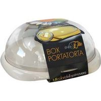 1PZ COPRITORTA TONDA CON COPERCHIO E VASSOIO - ø cm.37x12,5h.