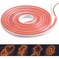 Ruban LED néon 12V 2m orange IP65 étanche déco Polux