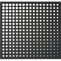 Dekorplatte Moon Anthrazit - 1 m² aus Polypropylenharz - an der Wand befestigt Nortene