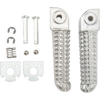 Lot de 2 repose-pieds de moto stables avec pédales arrière de rechange pour R1 R6 MT09 MT07 R3 R15 R25(Pédale arrière)