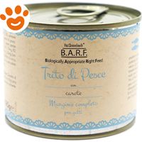 BARF Cat Menù Completo Trito Di Pesce - BARF Cat Menù Completo Trito Di Pesce - Lattina Da 190 Gr