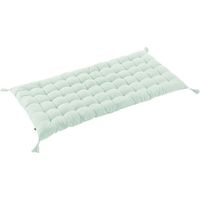 Matelas de sol avec pompons déperlant - Anti-UV Outdoor "Kala" en Coton 60 x 120 cm l'Effet Papillon - Kala Menthe -
