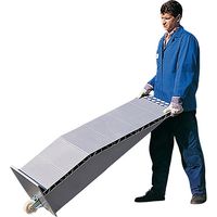 Tragfähige Auffahrkeil aus Aluminium - Höhe 145 mm - Länge 1440mm - Breite 500mm - Traglast 12000kg - RC/3