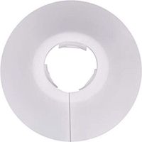 Set of 12 white radiator rosettes (single), radiator rosette, radiator pipe cover, pipe cover, plastic rosette for heating, cover