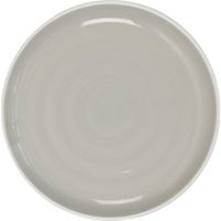 6 Assiette à Dessert 20 Cm Grise - Bicolore - Home Deco Factory - Cmp