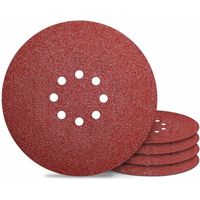 Sanding Disc 225 mm 8 Hole Sanding Discs 80 Grit for Wall Sander Sandpaper 50 PCS