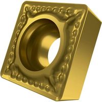 Bohr-Wendeschneidplatte ISO SCET 09T308-SD:D8330 D.4,5mm PVD beschichtet Gold