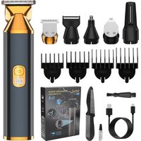 Ensemble épilateur et tondeuse à poils de nez multifonctionnel et étanche Kg166-AquaForge