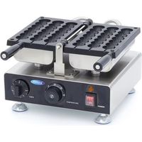 Gaufrier professionnel emoji rotatif - 3 sucettes sur bâton - inox, 230V