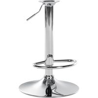 CLP – Colonne de tabouret de bar réglable en hauteur 57-77 cm – Métal solide avec repose-pieds – Fixation 10 x 10 cm – Capacité 120 kg