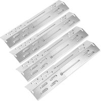 29 à 43 cm Couvre-brûleur universel pour barbecue à gaz Enders, Landmann, Charbroil, en acier inoxydable - Plaques de rechange pour Burnhard, Barbecook, Taino, Proficook - Lot de 4 pièces