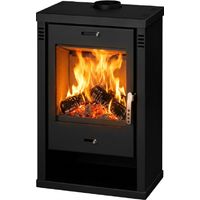 Victoria Kaminofen Torino Schwarz mit 7,52kW