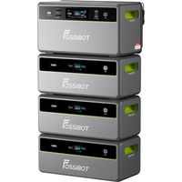 FOSSiBOT FBP1200 Système de stockage d’énergie solaire tout en un avec station d’énergie pour balcon