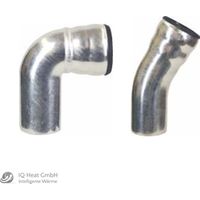 Loro-X-Bogen 300O DN40/87 Gr.m.1 Muffe o.Innenbeschichtung